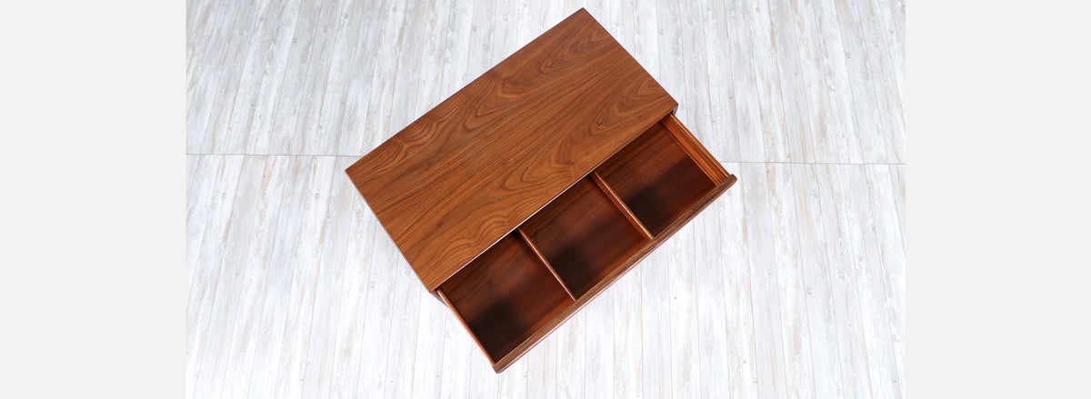 Mid-Century Modern Walnut Chest of Drawers by Westnofa