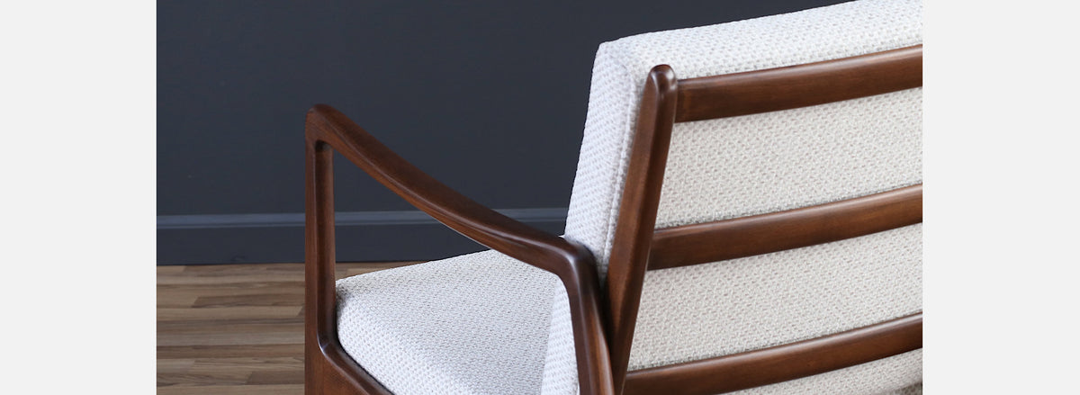 Ole Wanscher Model FD-110 Walnut Rocking Chair for France & Son