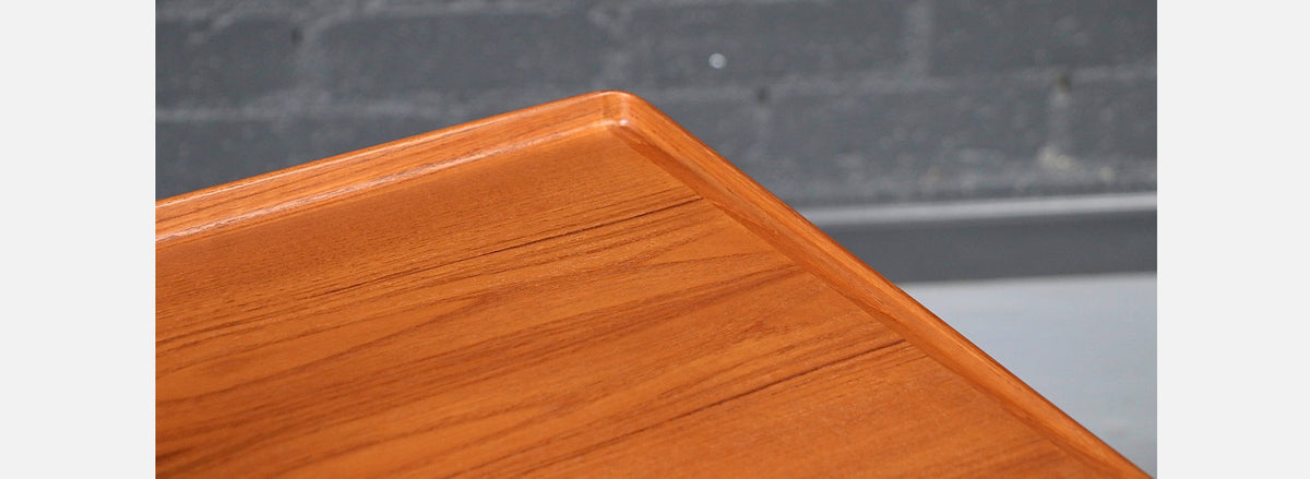Danish Modern Floating-Top Desk by Peter Lovig Nielsen