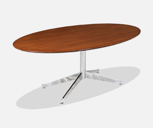 Florence Knoll Oval Dining Table or Desk for Knoll Inc.