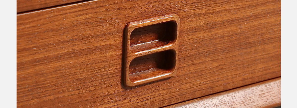 Erik Brouer Executive Teak Desk w/ Bookcase for Brouer Møbelfabrik