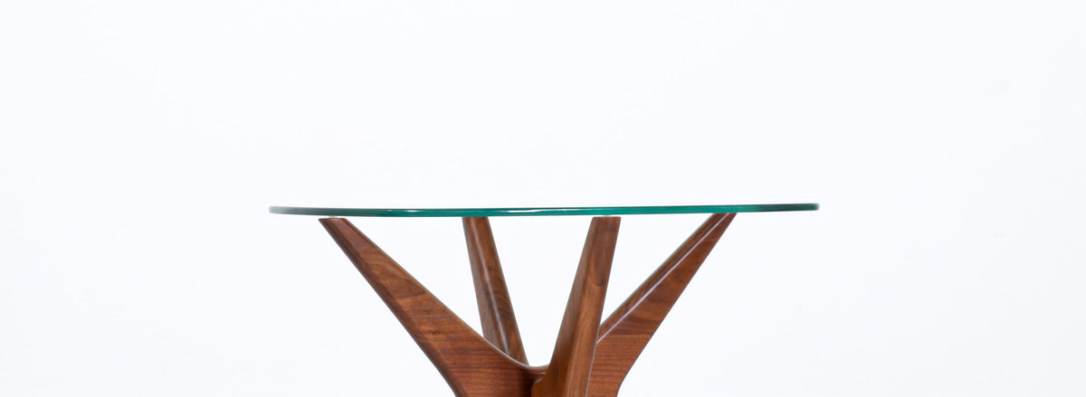 Adrian Pearsall Sculpted Walnut "Jax" Side Table for Craft Associates