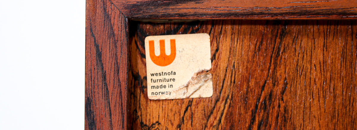 Mid-Century Modern Brazilian Rosewood Bachelor Chest of Drawers 