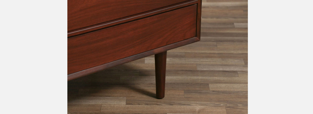 Scandinavian Modern Rosewood Dresser by Westnofa Furniture