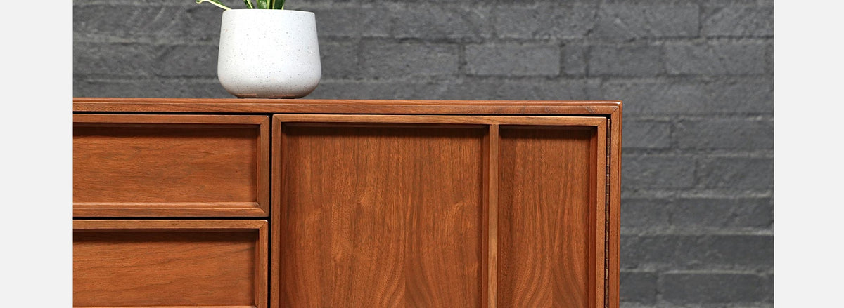 Californian Modern Credenza by John Keal for Brown Saltman