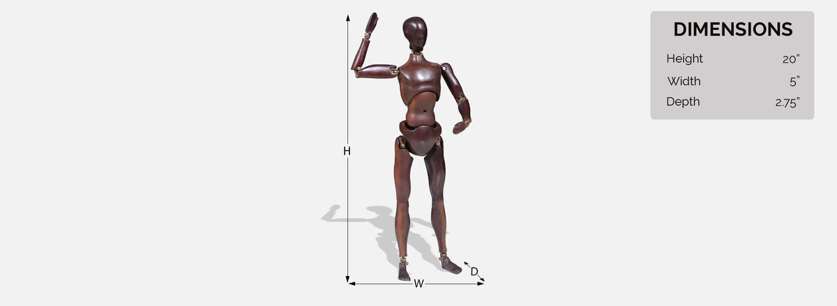 Rare "Oscar" the Artist Mannequin by Atsco