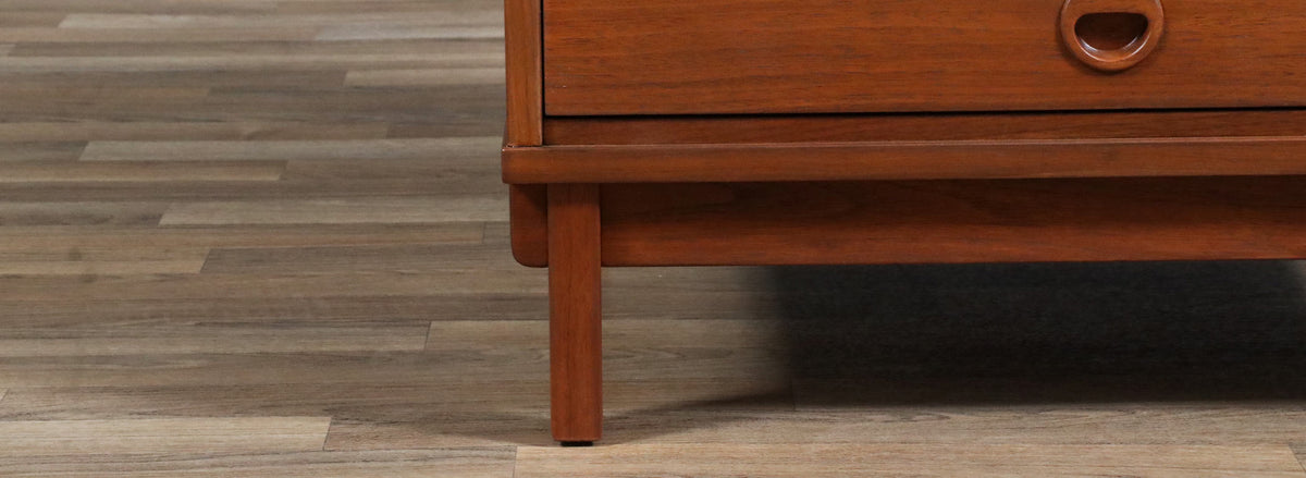 Yngve Ekström Model-507 Walnut Night Stands for Dux