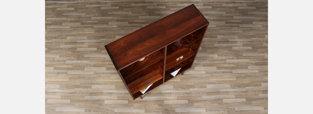 Carlo Jensen Danish Modern Bookshelf in Brazilian Rosewood