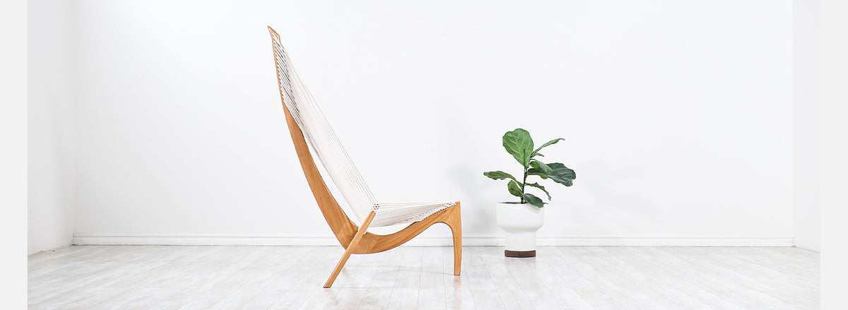 Original Jørgen Høvelskov "Harp" Chair for Christensen & Larsen