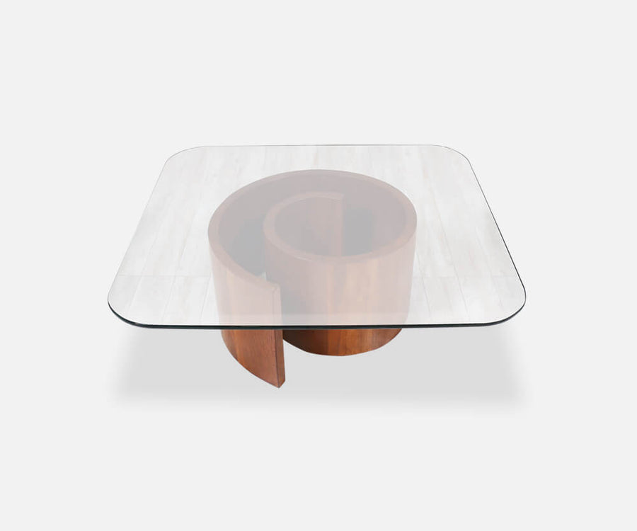 Vladimir Kagan “Snail” Coffee Table for Selig