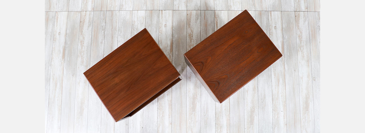 Scandinavian Modern Night Stands with Single Drawers by Westnofa