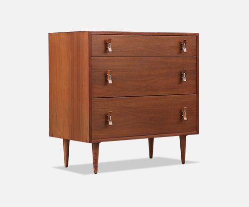 Stanley Young Walnut 3-Drawer Chest for Glenn of California