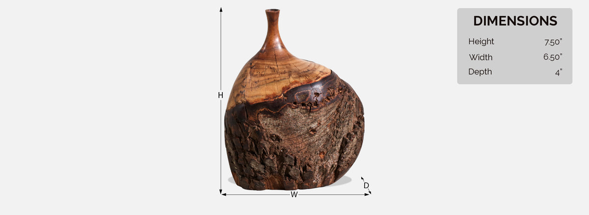 California Modern Handcrafted Weed Pot Vase by Doug Ayers