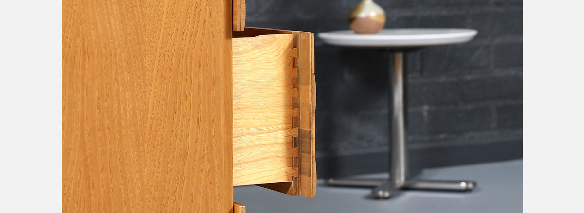 California Modernist "Basket Weave" Dresser by Paul Laszlo