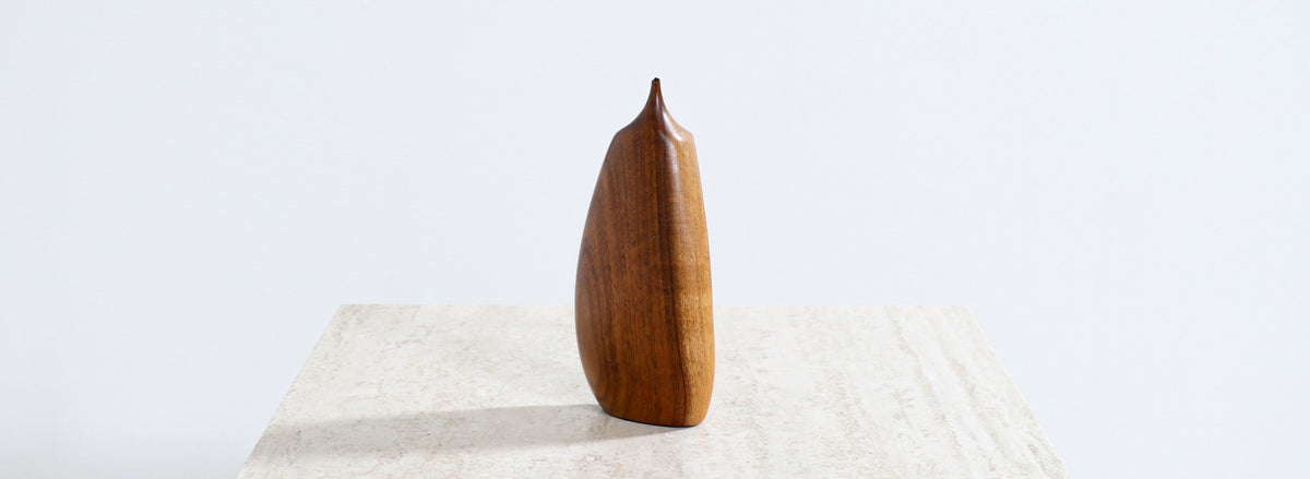California Modern Red Acacia Weed Pot Vase by Doug Ayers