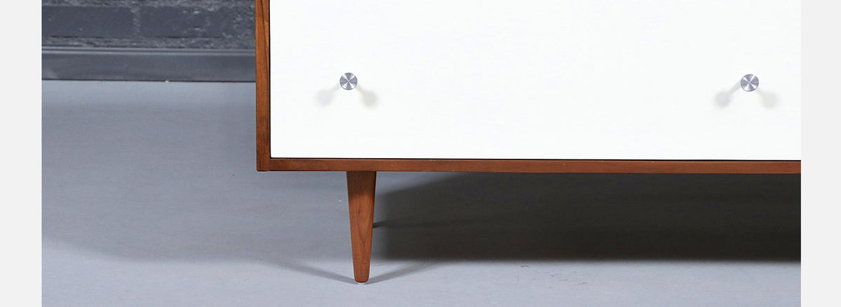 Milo Baughman Modernist Lacquered & Walnut Dresser for Glenn of California