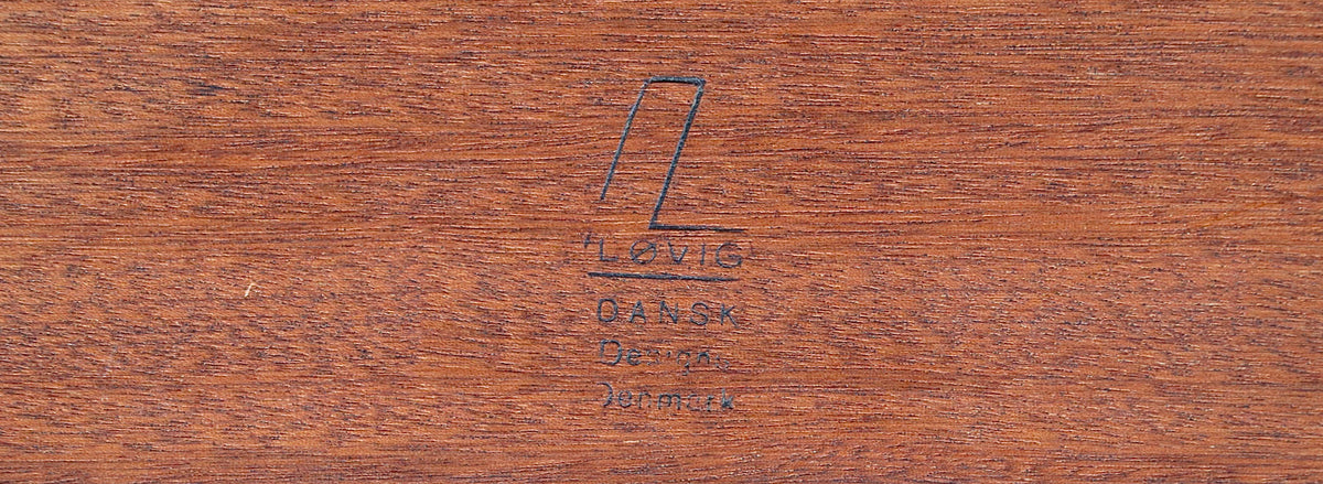 Danish Modern Floating-Top Desk by Peter Lovig Nielsen