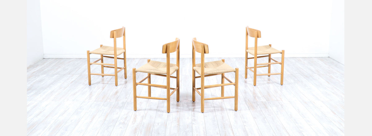 Børge Mogensen "FolkeStole" J-39 Dining Chairs for FDB Møbler 