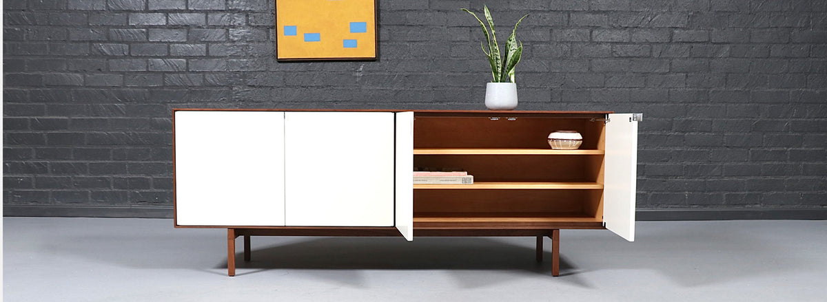 Florence Knoll Model-541 Two-Tone Lacquered Credenza