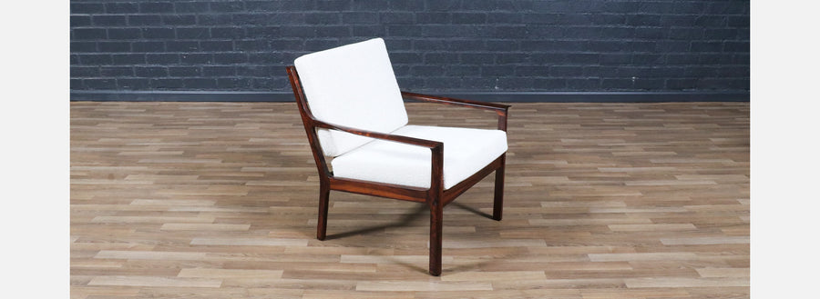 Fredrik Kayser Model-395 Rosewood Lounge Chair for Vatne Møbler