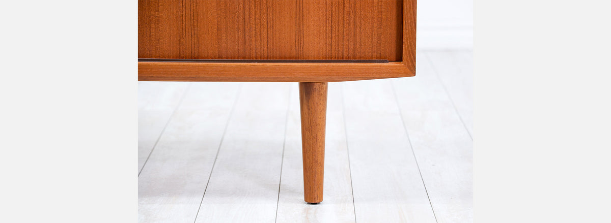 Danish Modern Teak Credenza by Carlo Jensen for Hundevad