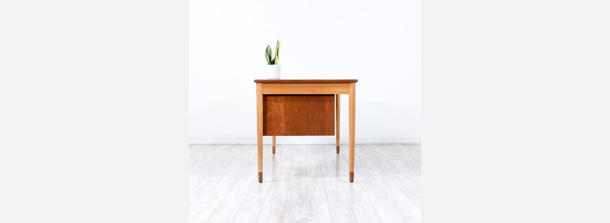 Børge Mogensen Teak & Oak Executive Desk for Søborg Møbler