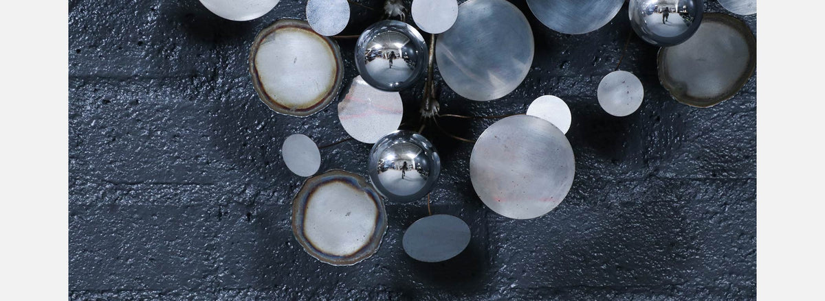 Californian Modernist "Raindrop" Chrome Sculpture by Curtis Jere