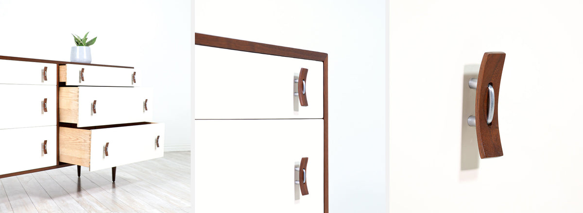 California Modern Two-Tone Lacquered Dresser by Stanley Young for Glenn of CA