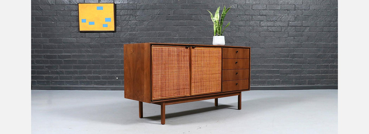 Jack Cartwright Credenza w/ Cane Doors for Founders