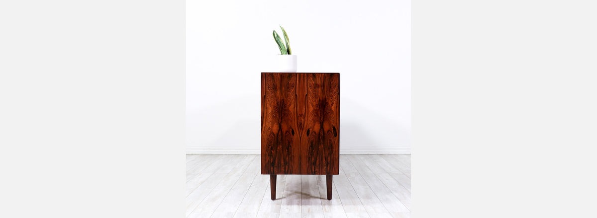 Scandinavian Modern Rosewood 8-Drawer Dresser by Westnofa