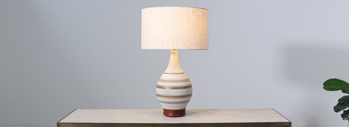 Gordon & Jane Martz Ceramic Table Lamp for Marshall Studios