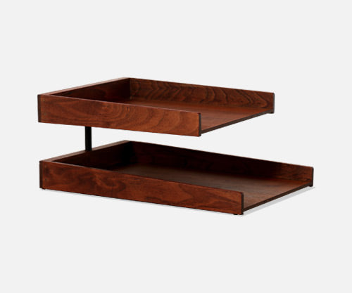 Mid-Century Modern Paper Magazine Tray Holder