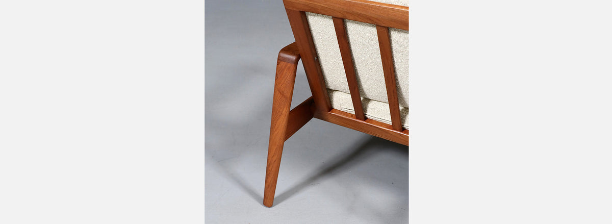 Arne Wahl Iversen Teak Lounge Chair for Komfort