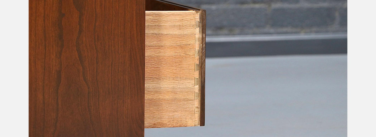 Mid-Century Modern Sculpted Highboy Dresser by Weiman
