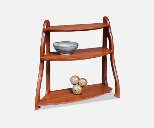 California Studio Craft Organic Modern Teak Counter Shelf