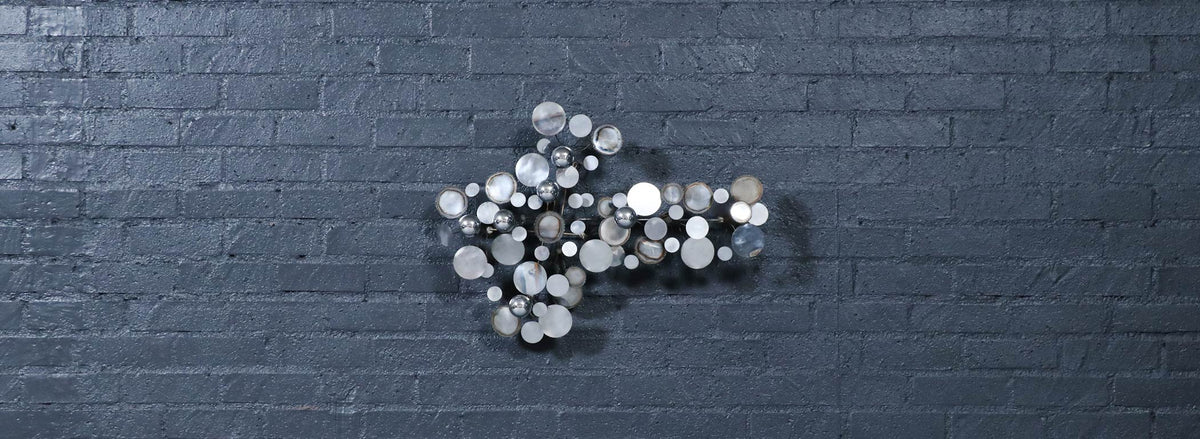 Californian Modernist "Raindrop" Chrome Sculpture by Curtis Jere