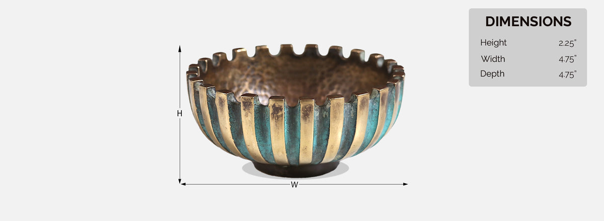 Maurice Ascalon Bronze Ashtray for Pal-Bell