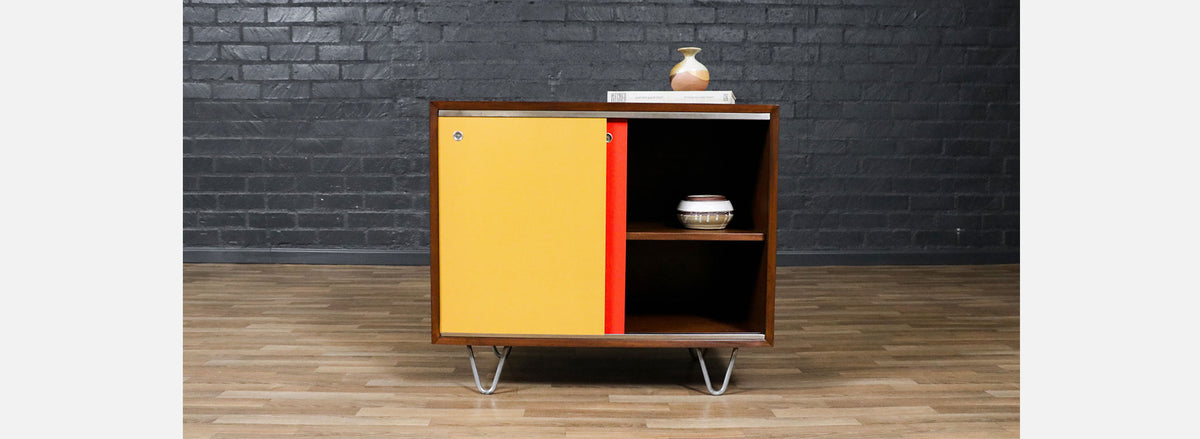 George Nelson Multi-Color Lacquered Cabinet for Herman Miller 