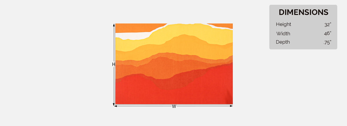 Mid-Century Modern Textile Wall Art by Grant Allen for Alleniana Design