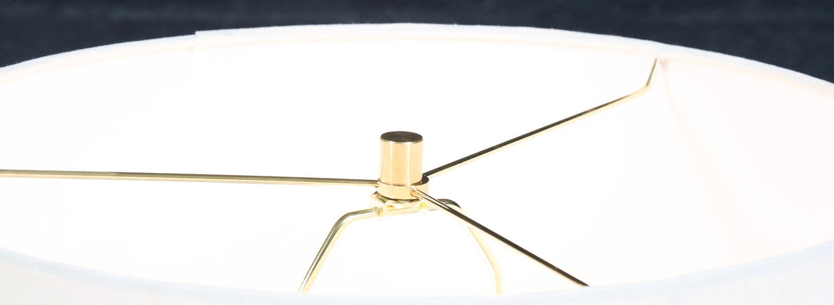 Mid-Century Modern Sculpted Table Lamp by Roller Lamp Co.