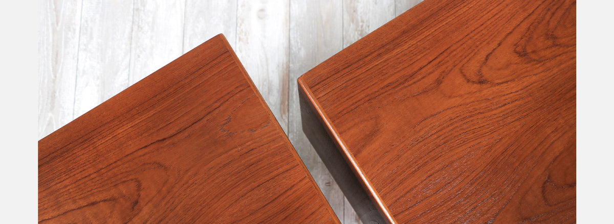 Mid-Century Modern Teak Night Stands by Westnofa 