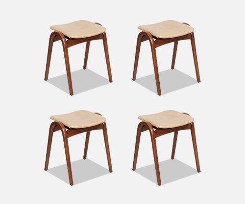 Isamu Kenmochi Staking Stools for Akita Mokko