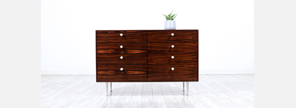 George Nelson "Thin Edge" Model-5221 Rosewood Dresser for Herman Miller