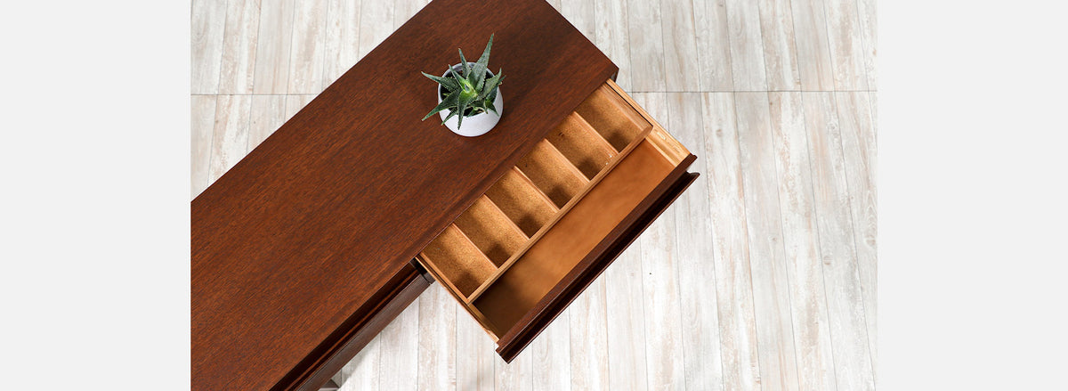 Paul Laszlo Sculpted Console Table for Brown Saltman