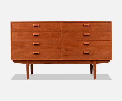 Børge Mogensen 8-Drawer Teak Dresser for Søborg Møbelfabrik
