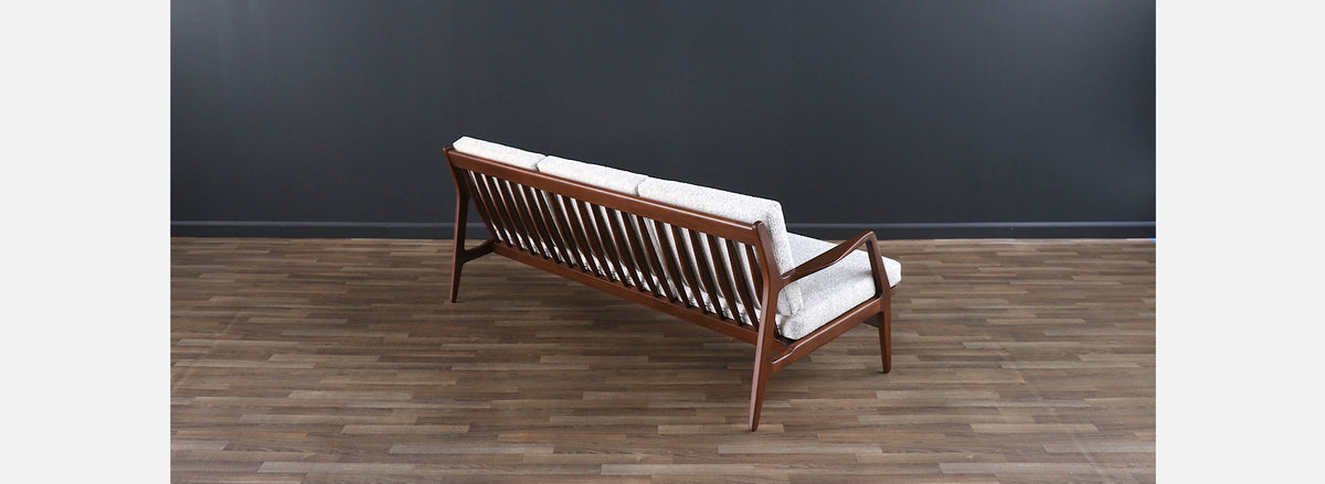 Danish Modern Sculpted Sofa by Ib Kofod-Larsen