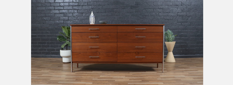 Paul McCobb "Linear Group" Walnut Dresser for Calvin Furniture