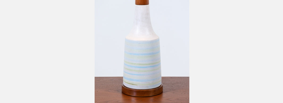 Gordon & Jane Martz Glazed Ceramic Table Lamp for Marshall Studios
