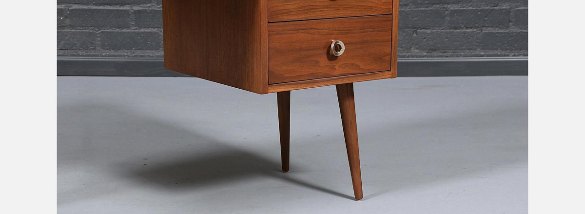 Greta M. Grossman Walnut Writing Desk for Glenn of California