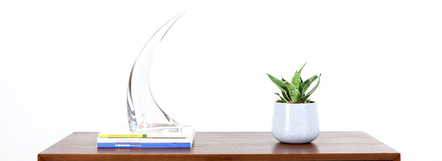 Swedish Modern Art Crystal Glass by Marcolin